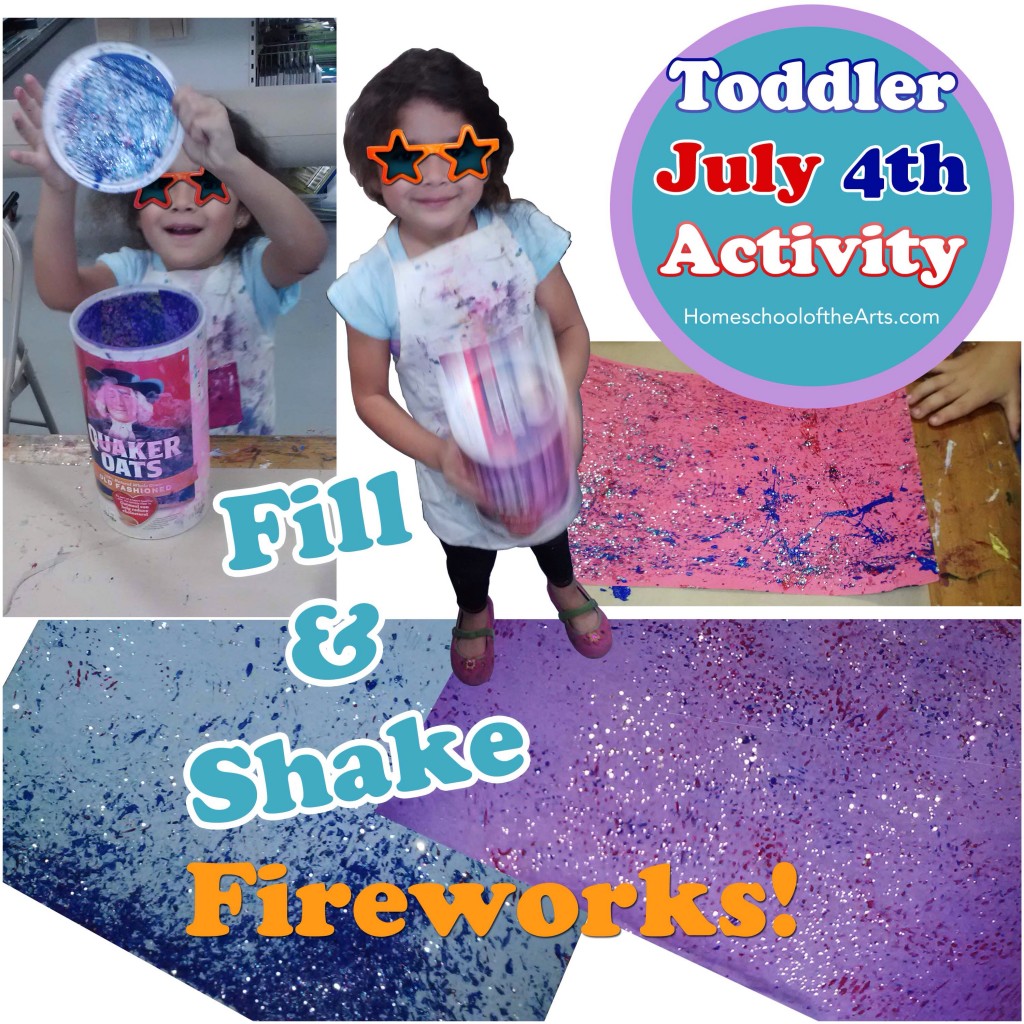July 4 toddler kid preschool art activity